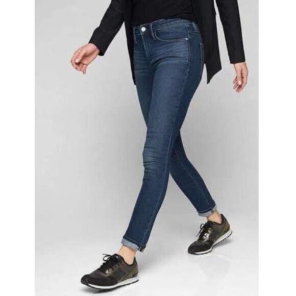 Athleta Sculptek Skinny Jeans in Dark Wash - Picture 1 of 7